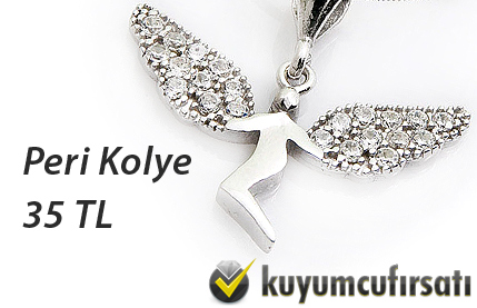 Gümüş Peri Kolye %50 İndirimle Fırsata Özel Fiyat