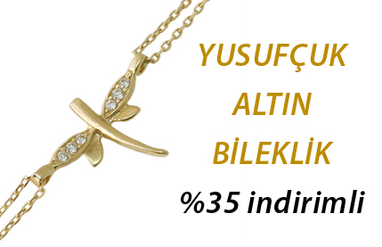 14 Ayar Altın Yusufçuk Bileklik